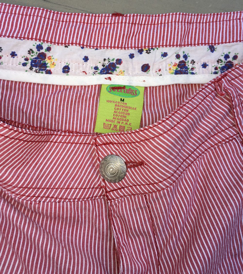 HOTPANTS maritim SHORTS gestreift Gr. L