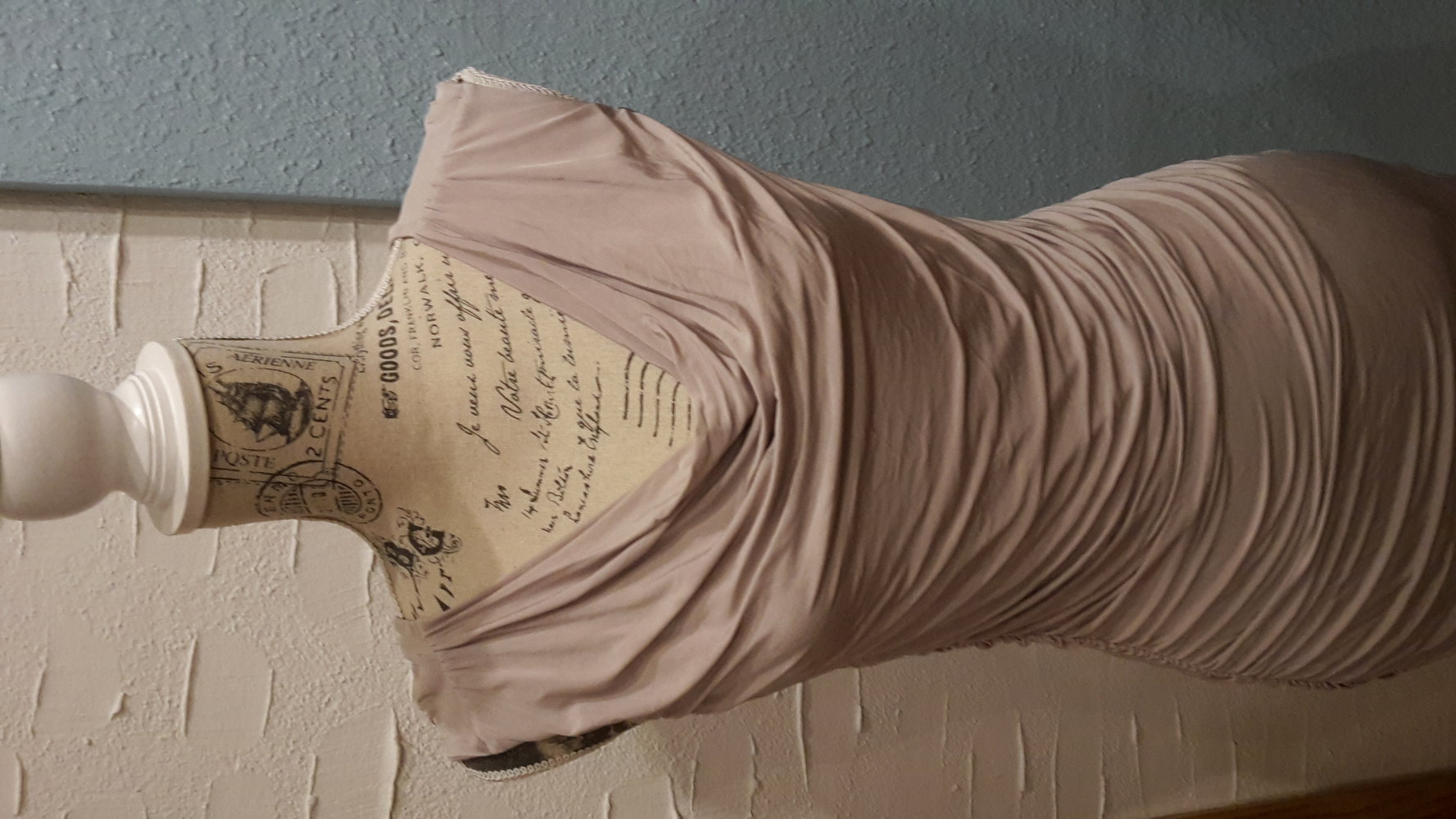 Kleid,Cocktailkleid,Gr.M/40,Party nude,grau,sandNEUw.,wasserfall 