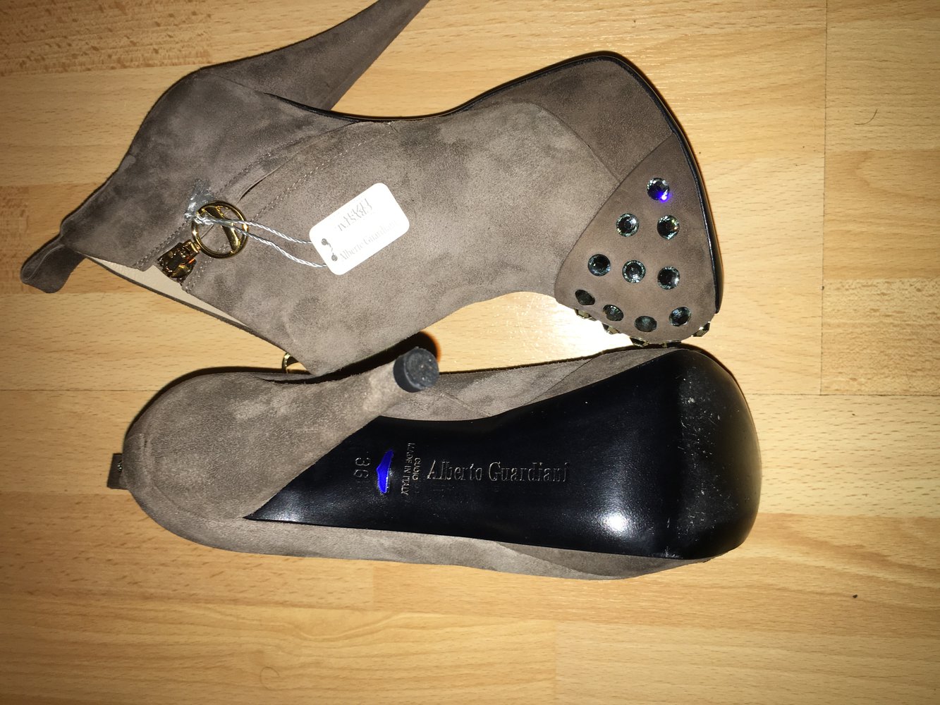 Neue Alberto Guardiani Wildleder Stiefeletten 