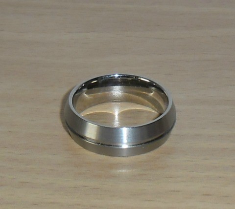 Sehr schöner Ring, 19 mm Edelstahl Partnerring 