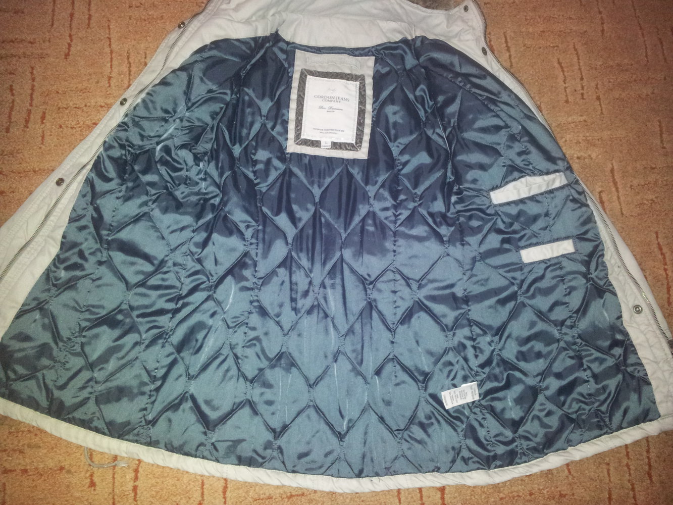 Jacke Winterjacke  Cordon Jeans Company Gr. M hellgrau