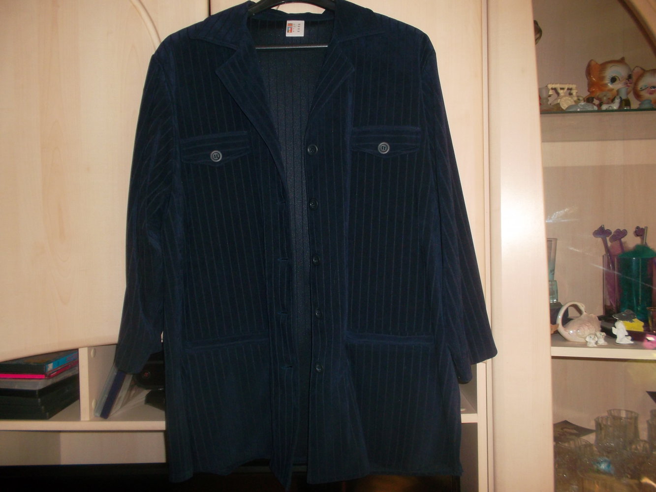 dunkelblauer hosenanzug,neu,gr. 42