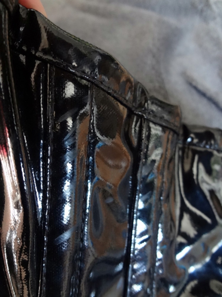 Burleska Lackmieder Waspie, Korsett, Unterbrust, Mieder, Gothic, WGT, Fetisch, Lackkorsett