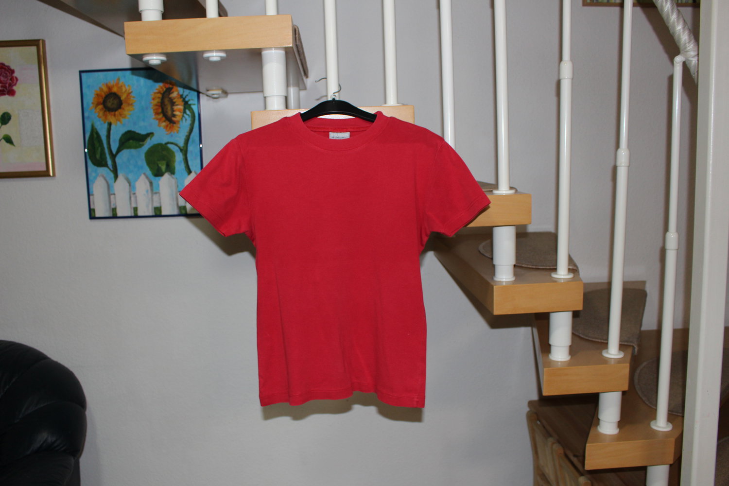 359. T-Shirt von 3 suisses, Gr. 36/38/40, rot