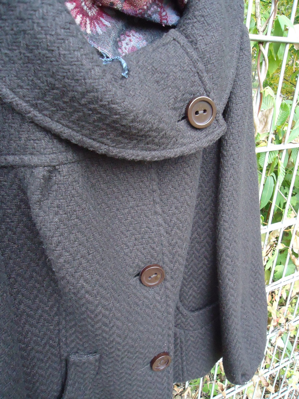Mantel  in kuscheliger Wollmischung
