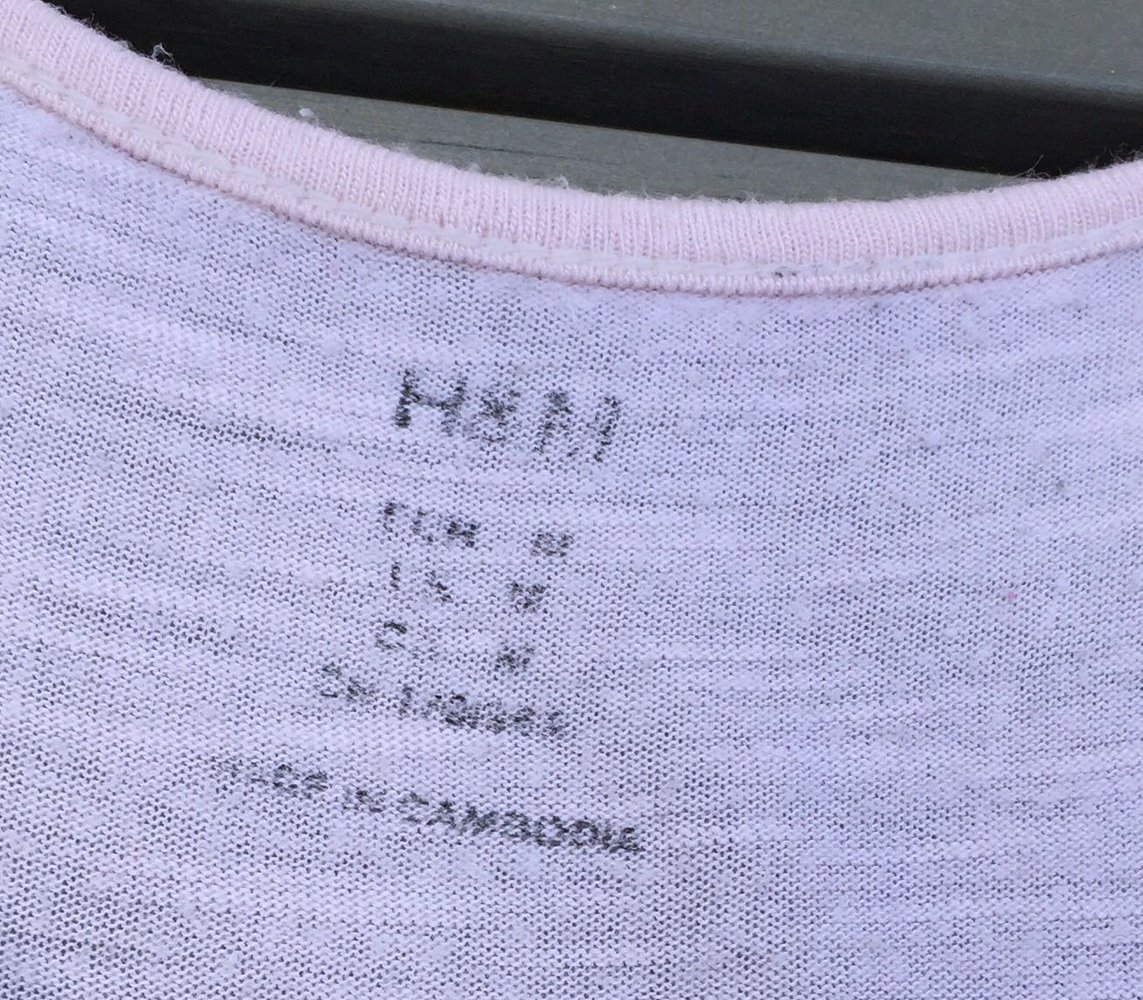 H&M Top / TANKTOP rosé Gr. M
