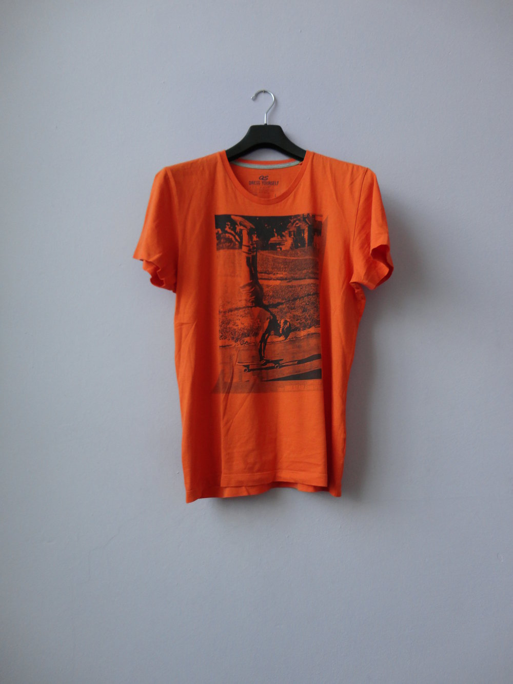 T-Shirt Shirt Print s.Oliver orange Sommer