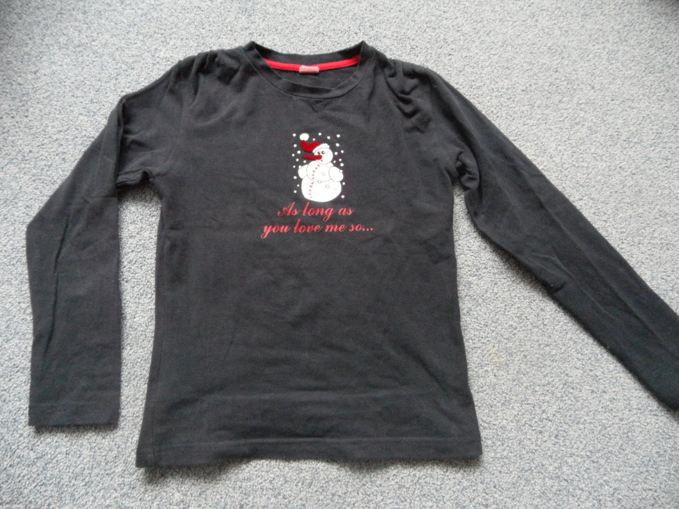 Review Langarmshirt Schneemann