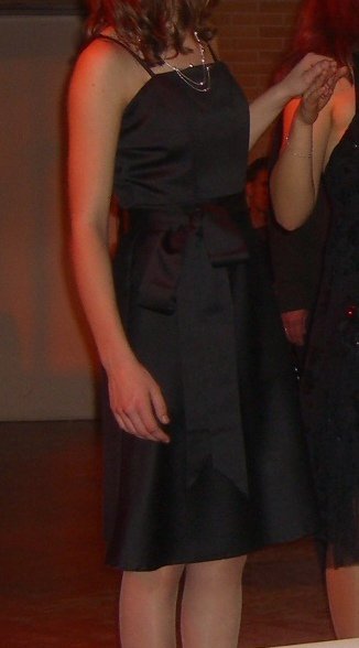Schönes Cocktailkleid, Partykleid schwarz, Gr. 34