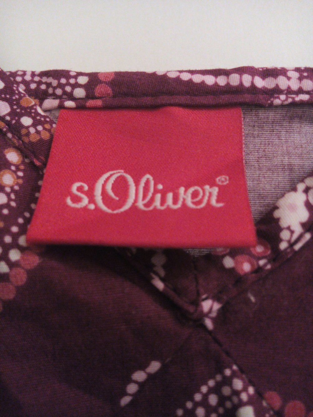 Rotes Sommerkleid s.oliver 36