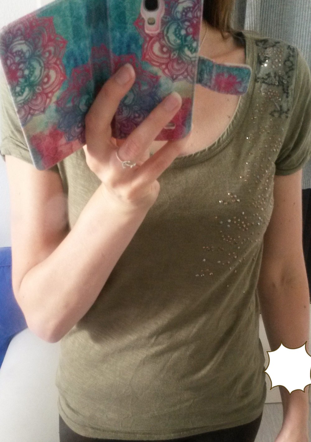 Promod Top Spitze halbarm