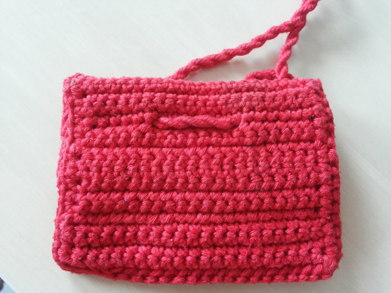 Gehäkelter Brustbeutel Geldbeutel DIY