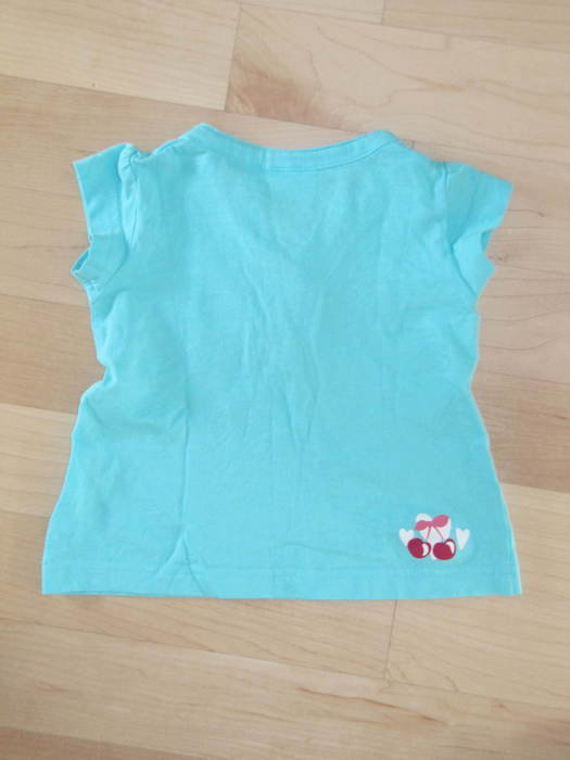 T-Shirt mit print türkis Gr. 62/68