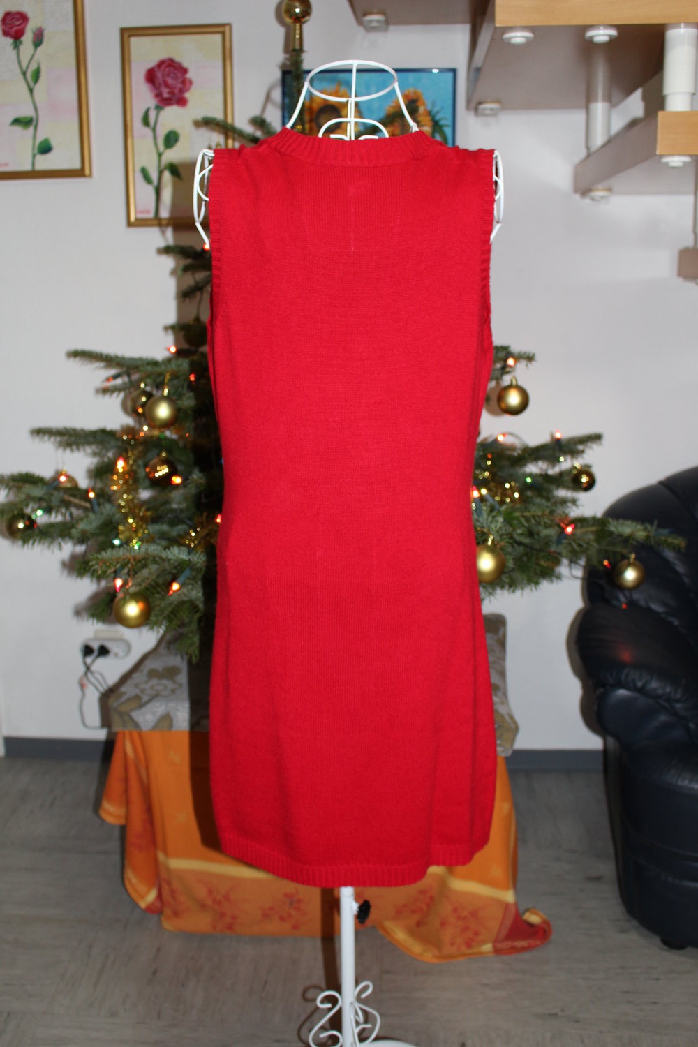 369. Kurzes Kleid/lange Weste von Heine, Gr. 38