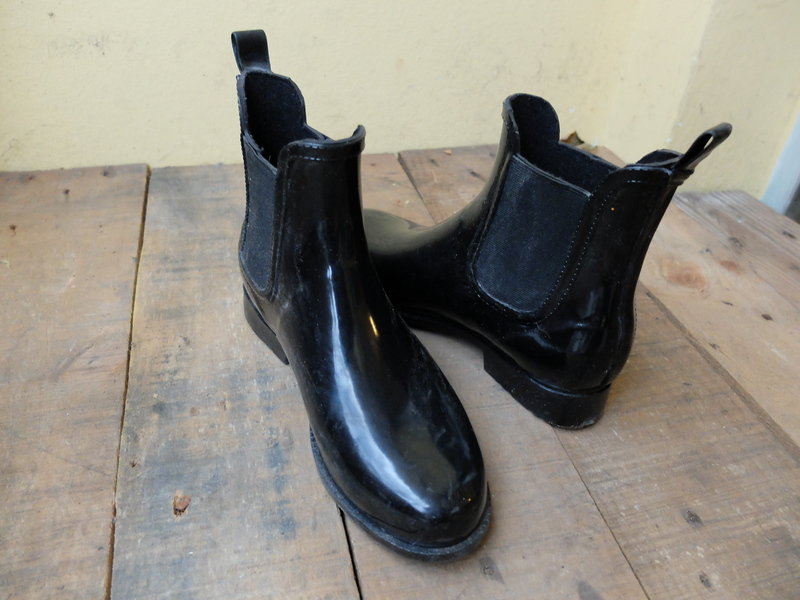 halbhohe Gummistiefel Chelsea Boots Style Hipster Blogger Festival
