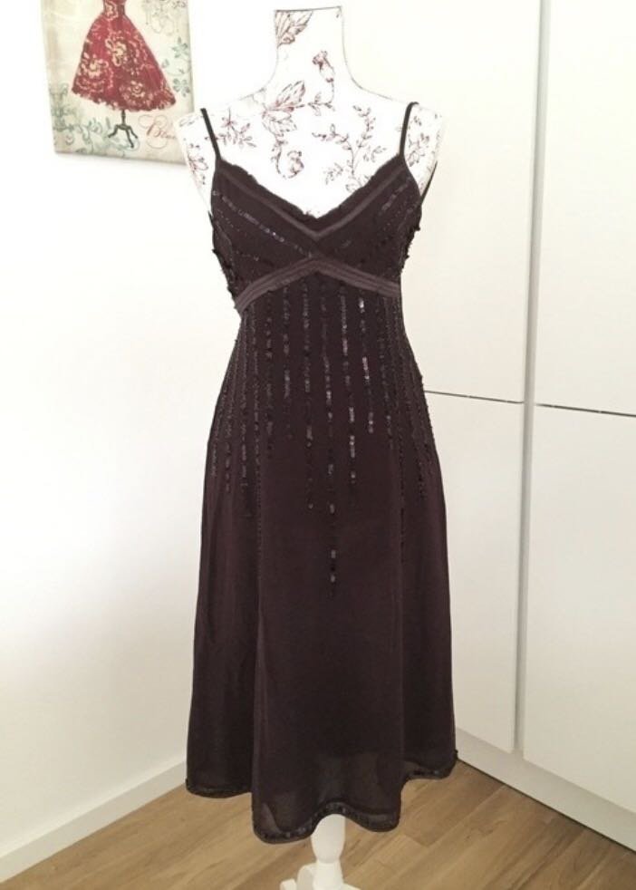 Cocktailkleid in Midi Pailletten hallhuber 34