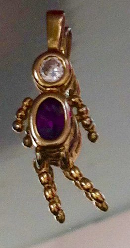 Geburtssteinanhänger für Männer*Jungen Monat Februar