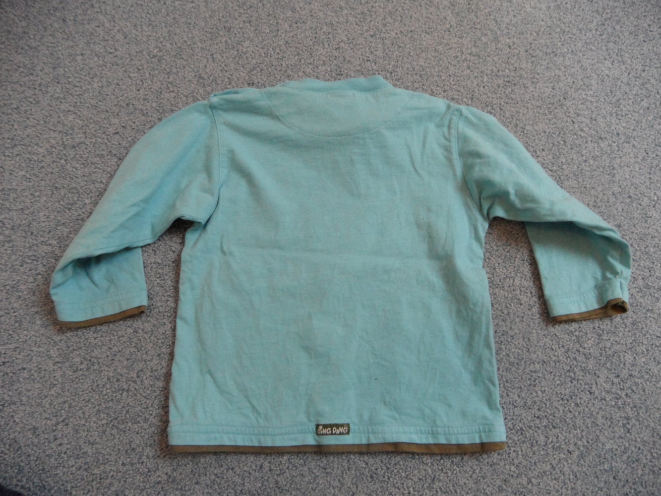 DingDong Langarmshirt mit Weltkarte für kleine Abenteurer