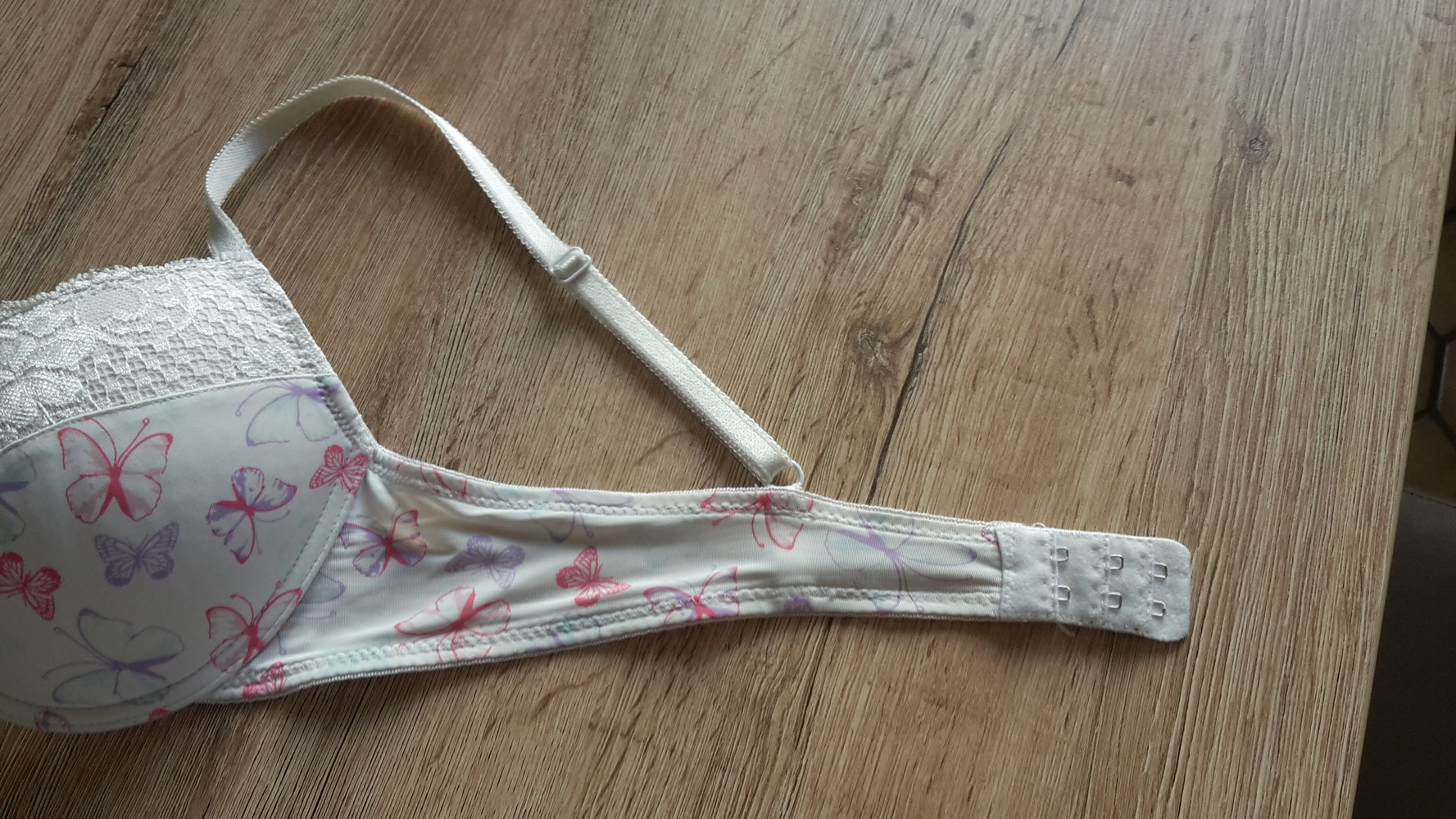 süß BH 75B weiß schmetterlinge 