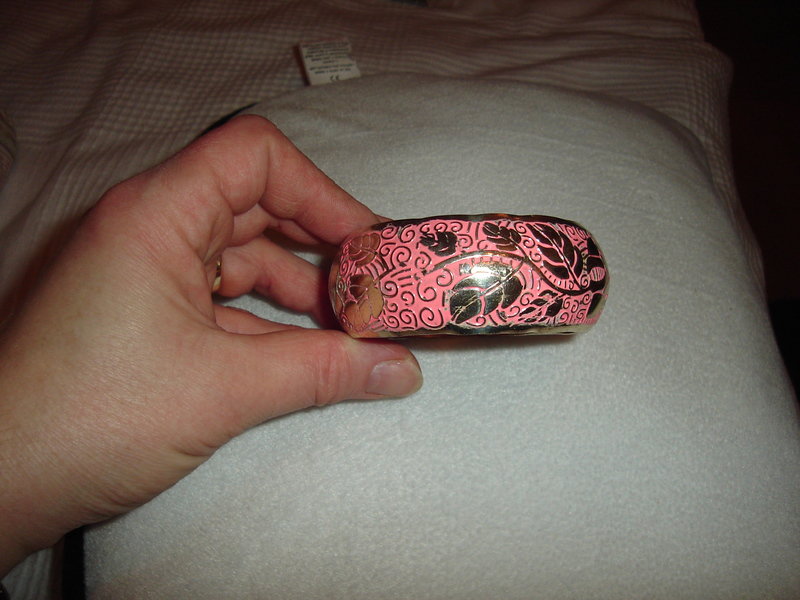 H&M Armreifen Silber Rosa