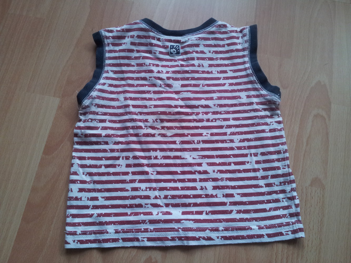 Unterhemd Pirat Teddy Bär Bärchen rot weiß Streifen