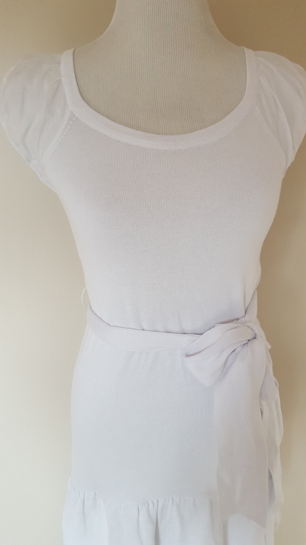 Supersüßes Mango Strickkleid Weiß XS