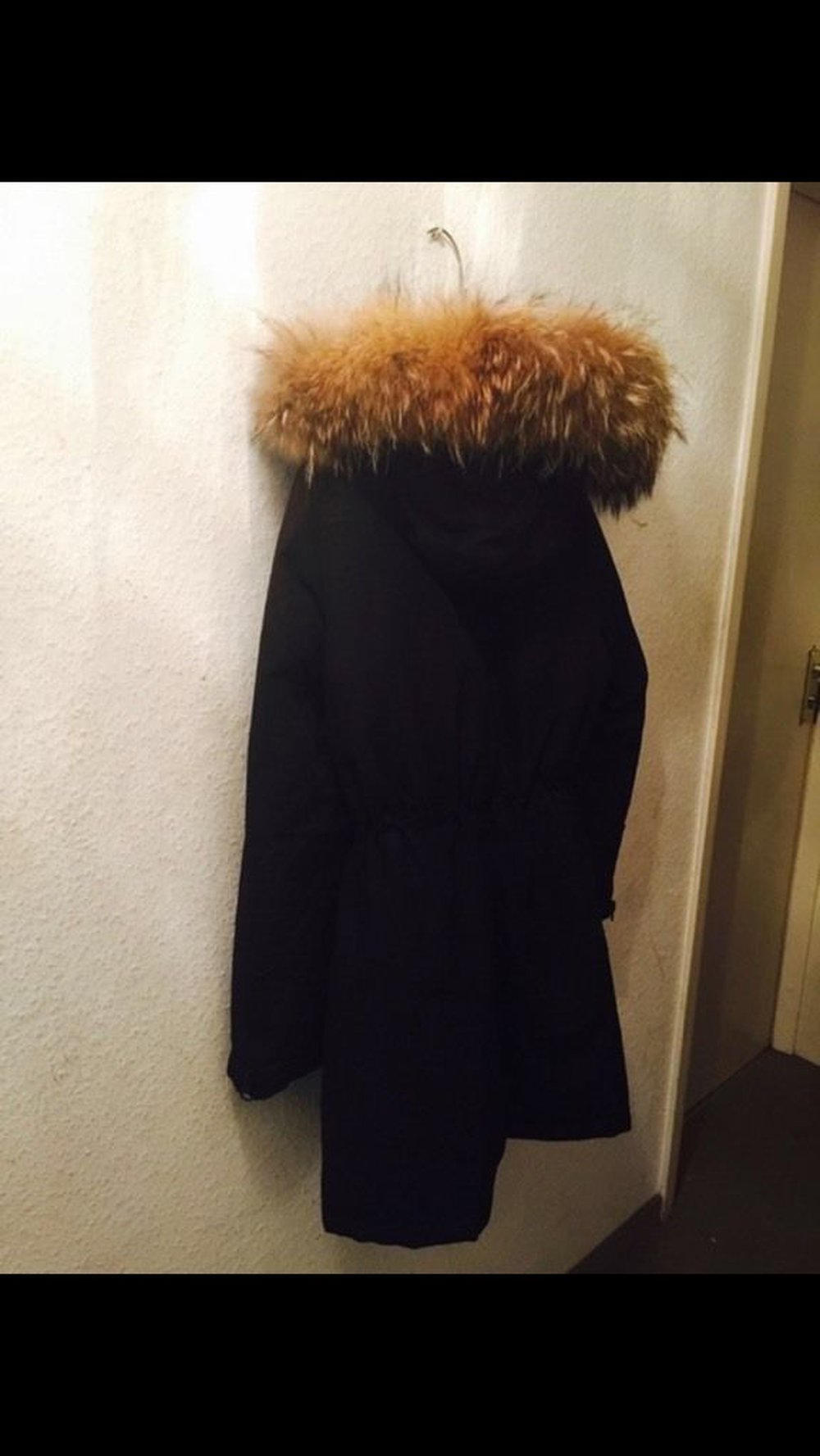 Blond no 8 Winterjacke mit echt pelz 