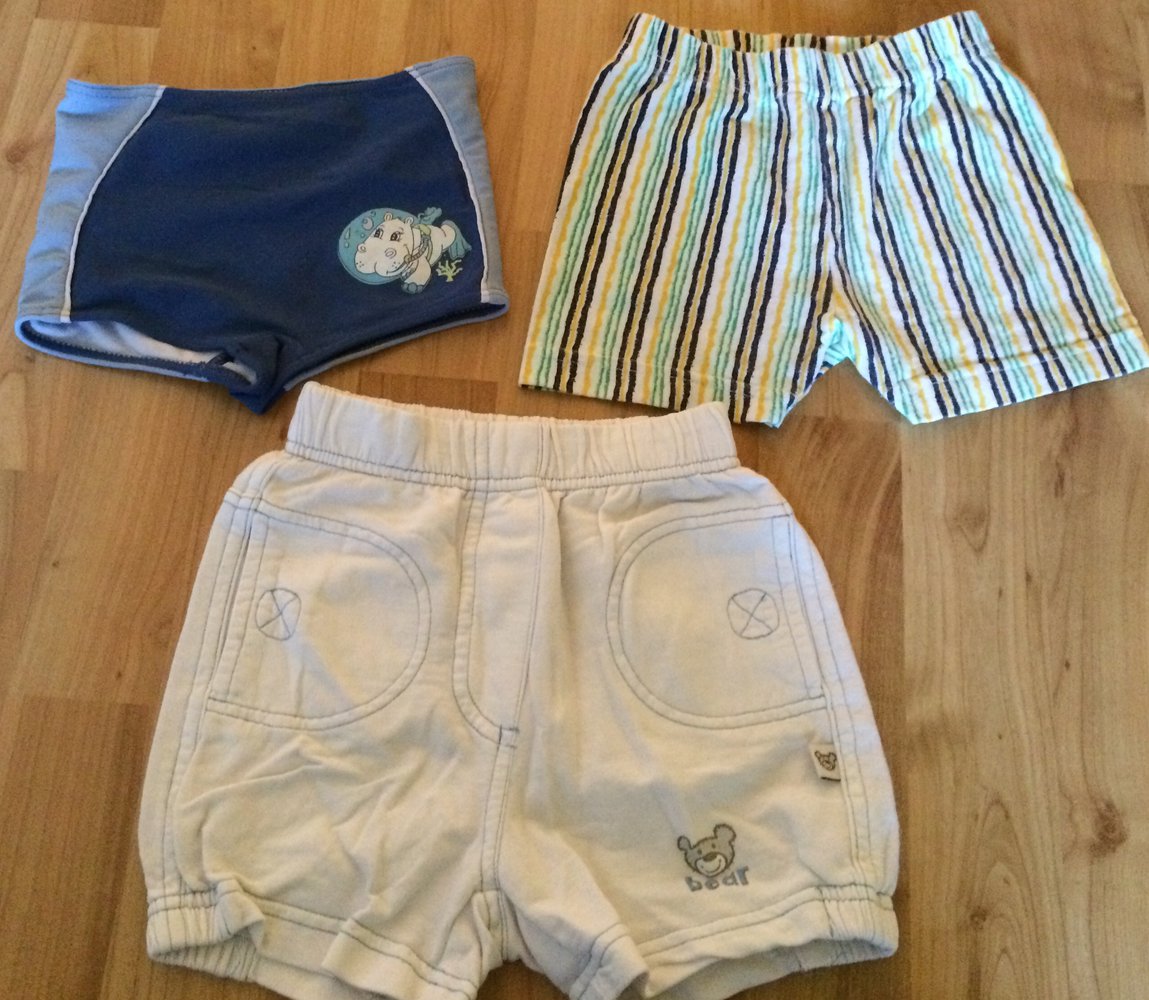 Komplettpaket Hose kurz Größe 74