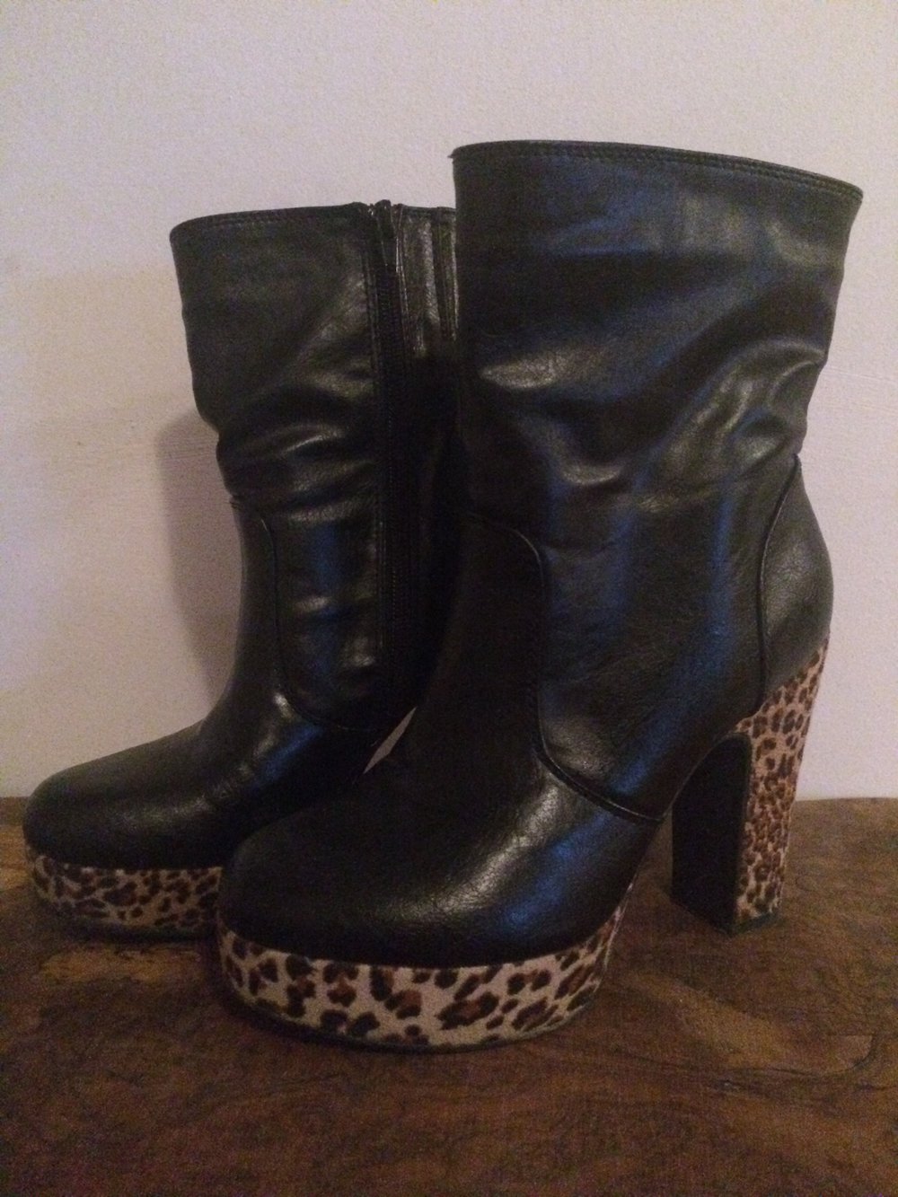 Stiefeletten Stiefel leo Leder