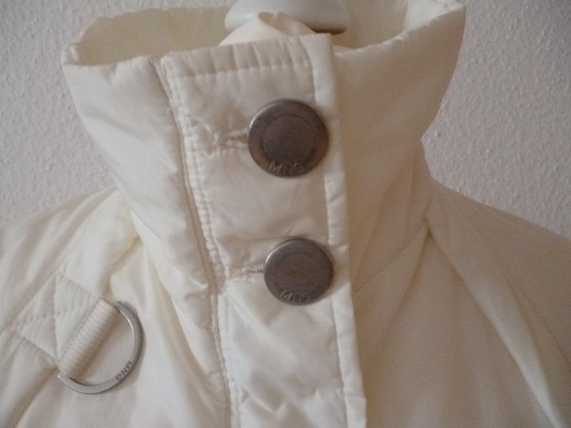 Mango Jacke Mantel weiß Übergang/ Winter
