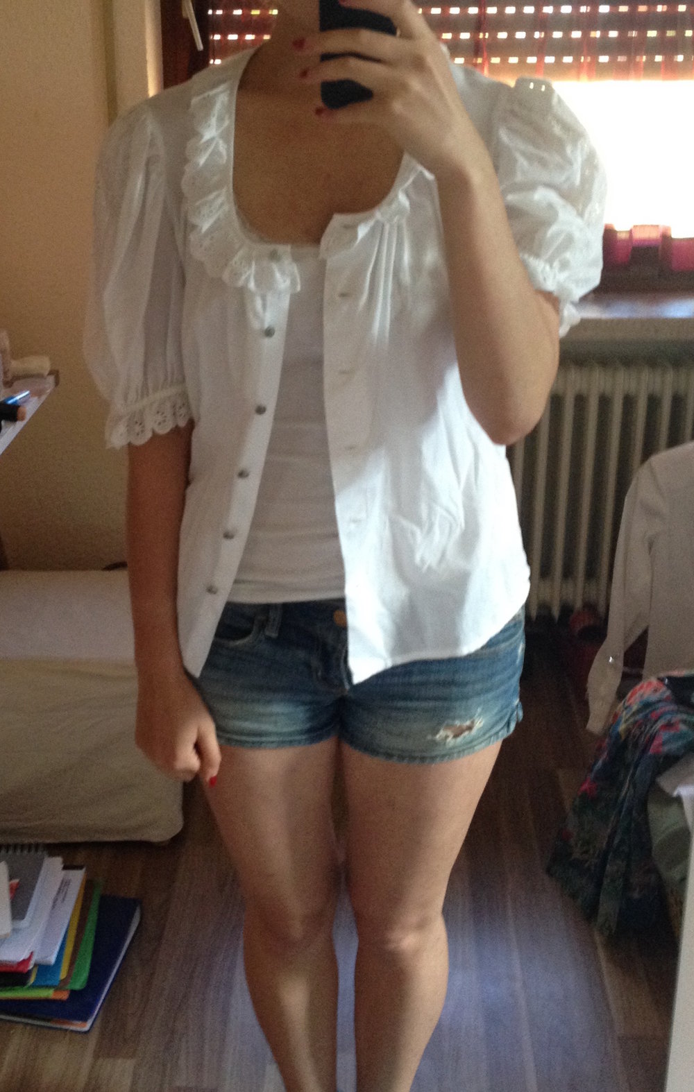 Hanne Modell Bluse weiß