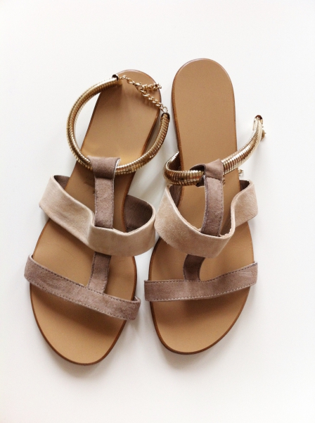 Neue italienische Sandalen Nude Gold 39 designerschuhe