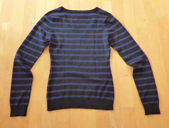 Gestreifter Feinstrickpulli von H&M