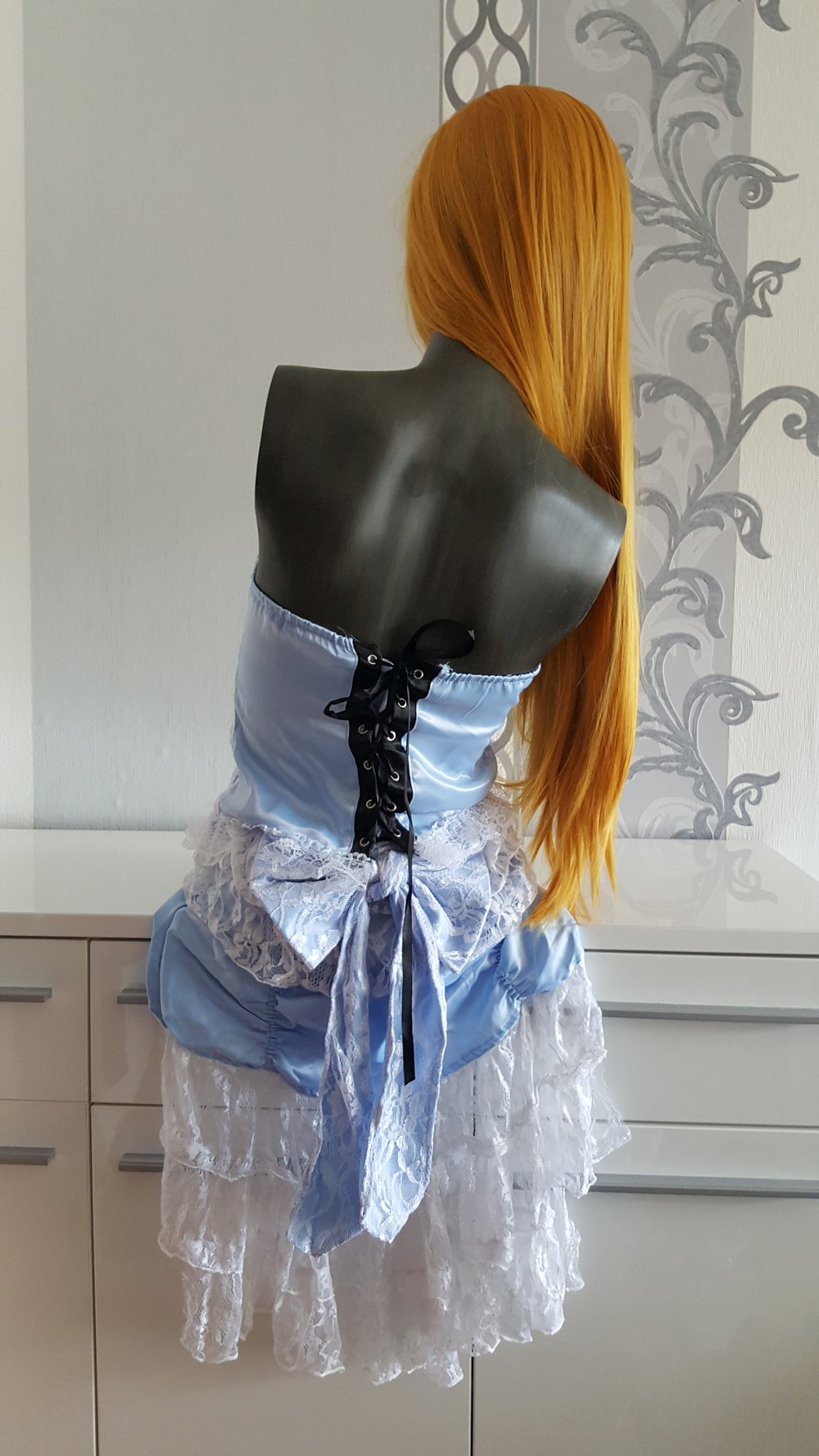 Burlesque Steampunk Lolita Alice Gothic Fasching Korsett Rock Bolero ausgez. XL 40 / 42 evtl. L