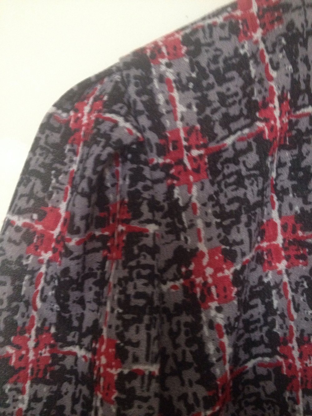 Exklusive Vintage 3/4 Armel Bluse 