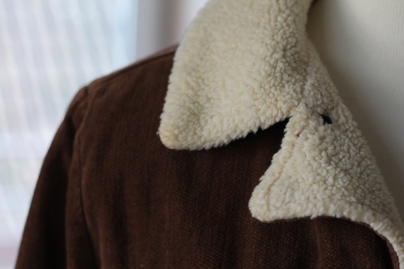 Levi Strauss Jacke Mantel Baumwolle braun S