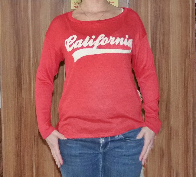 Ungetragenes, dünnes Sweatshirt Strickshirt von H&M XS California