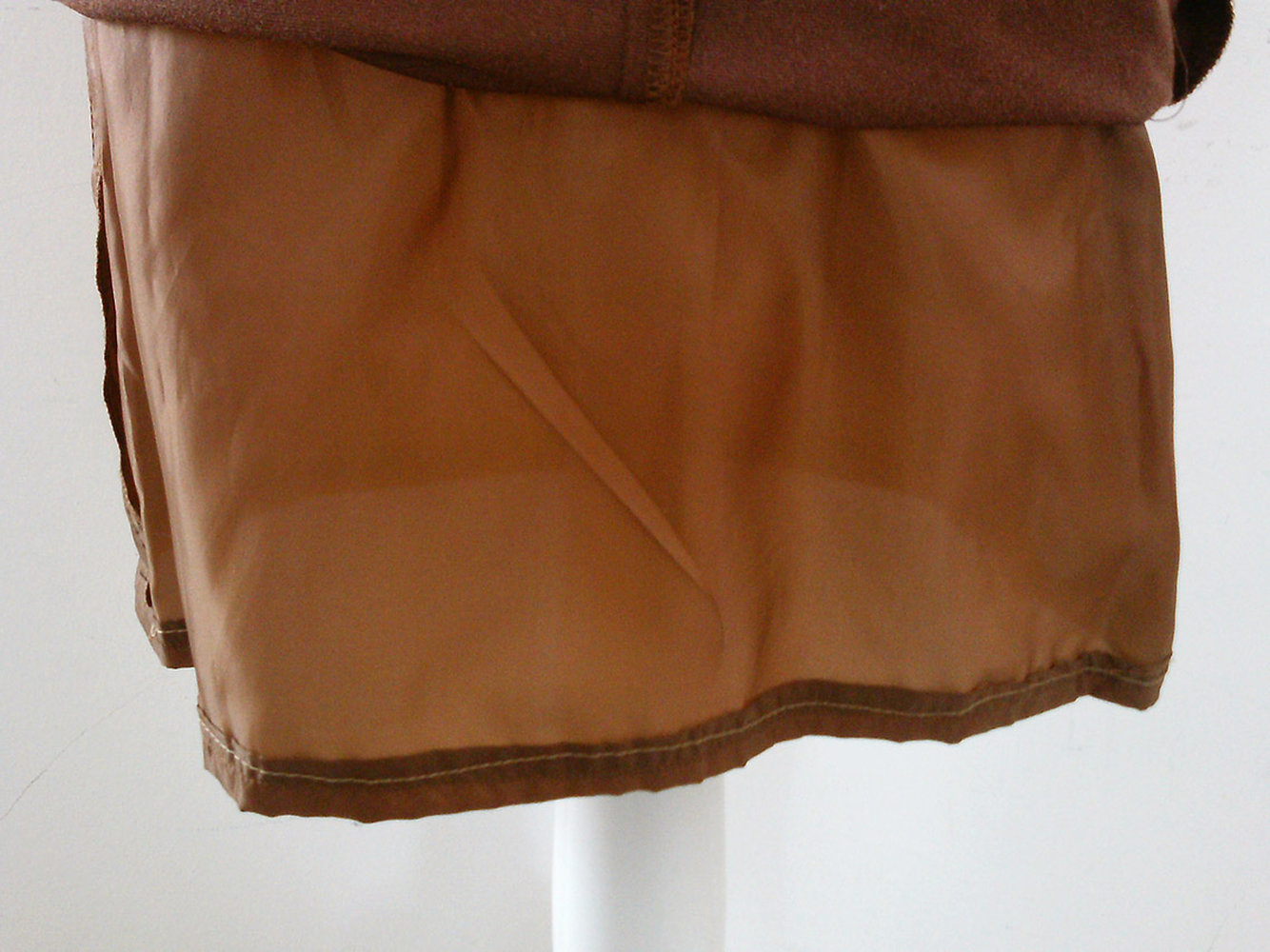 Vintage Wildlederrock (Handarbeit)