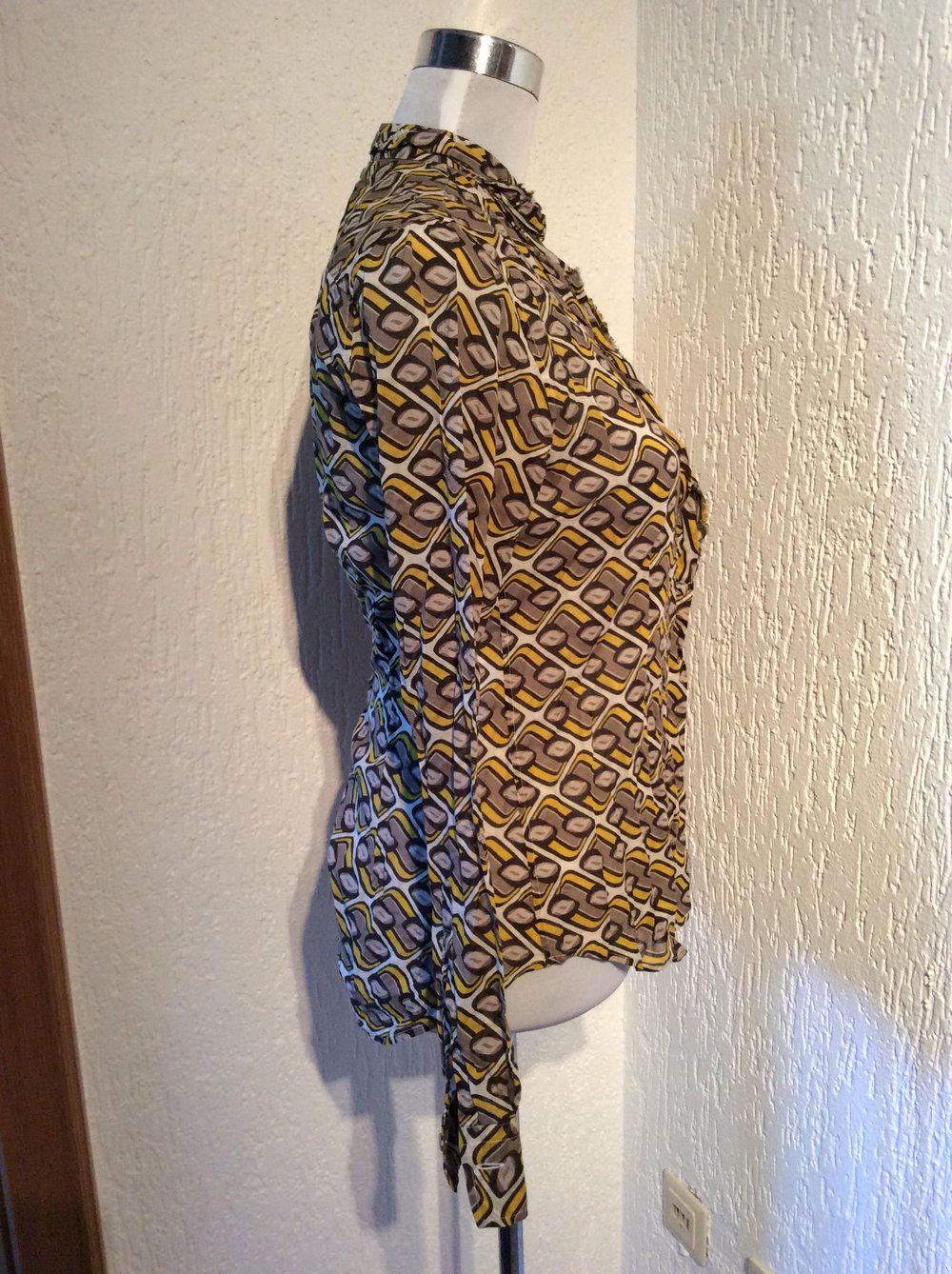 Caliban Rue de Mathieu Bluse Hemd 34/36 neu leicht transparent 