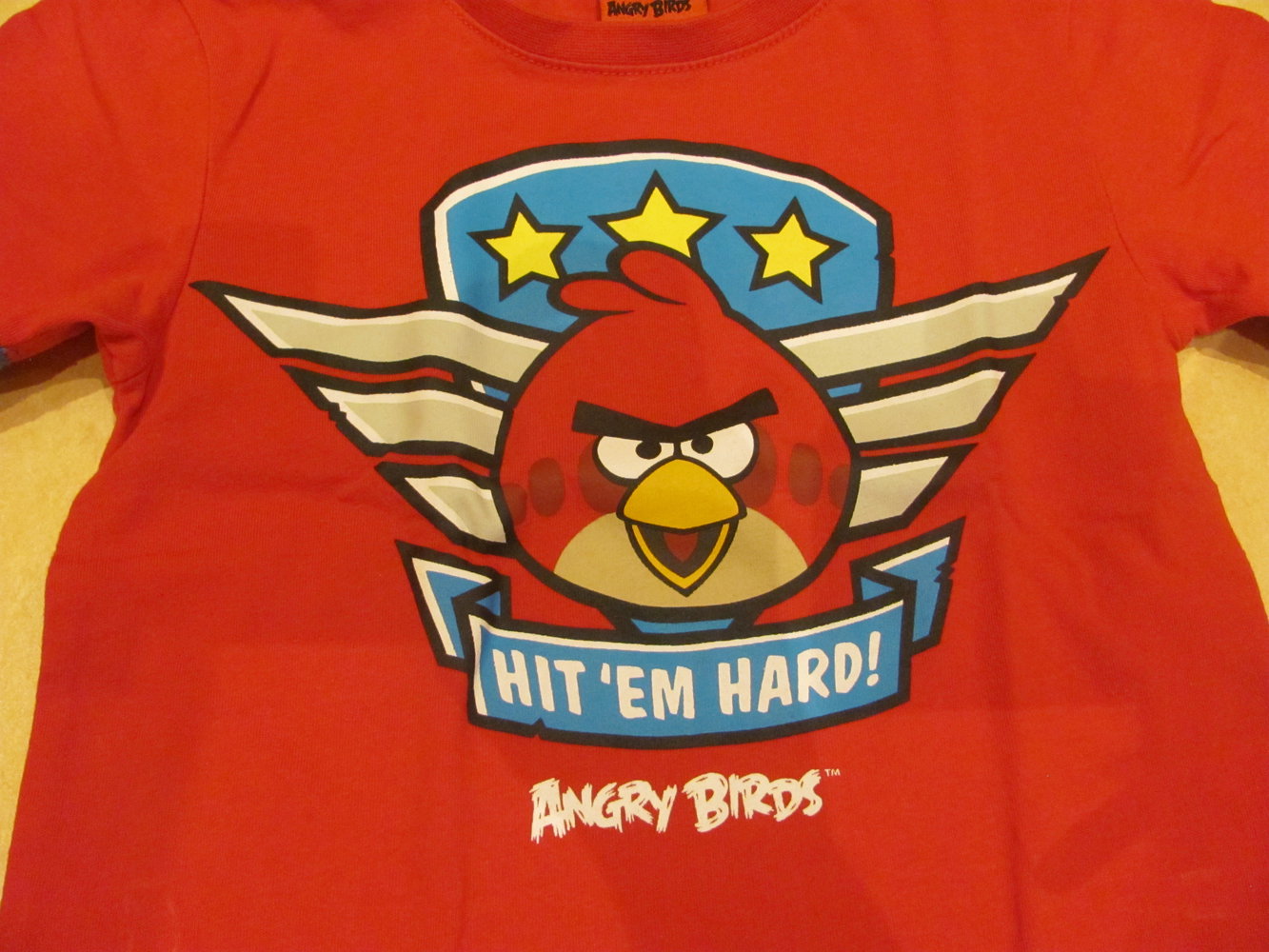 Set T-Shirt Kurzarm und kurze Hose Shorts Größe 92 Anfry Birds