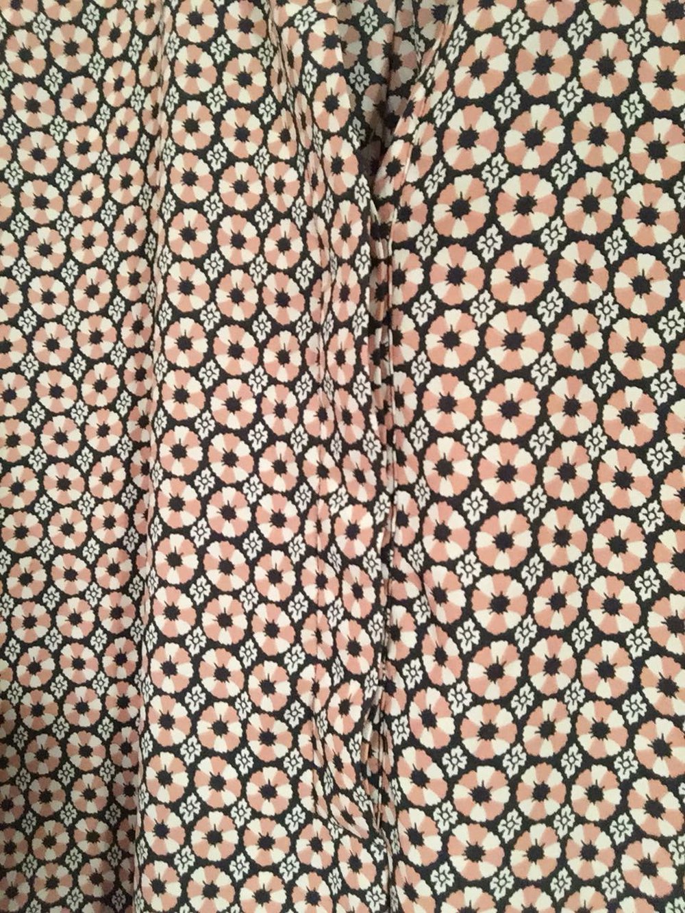 Chiffonpolyester Bluse Apricotfarben