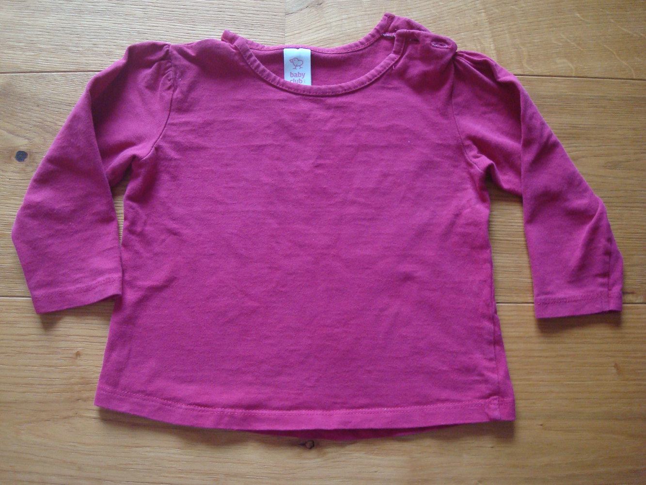 Langarmshirt, Shirt, Pullover Dunkelpink