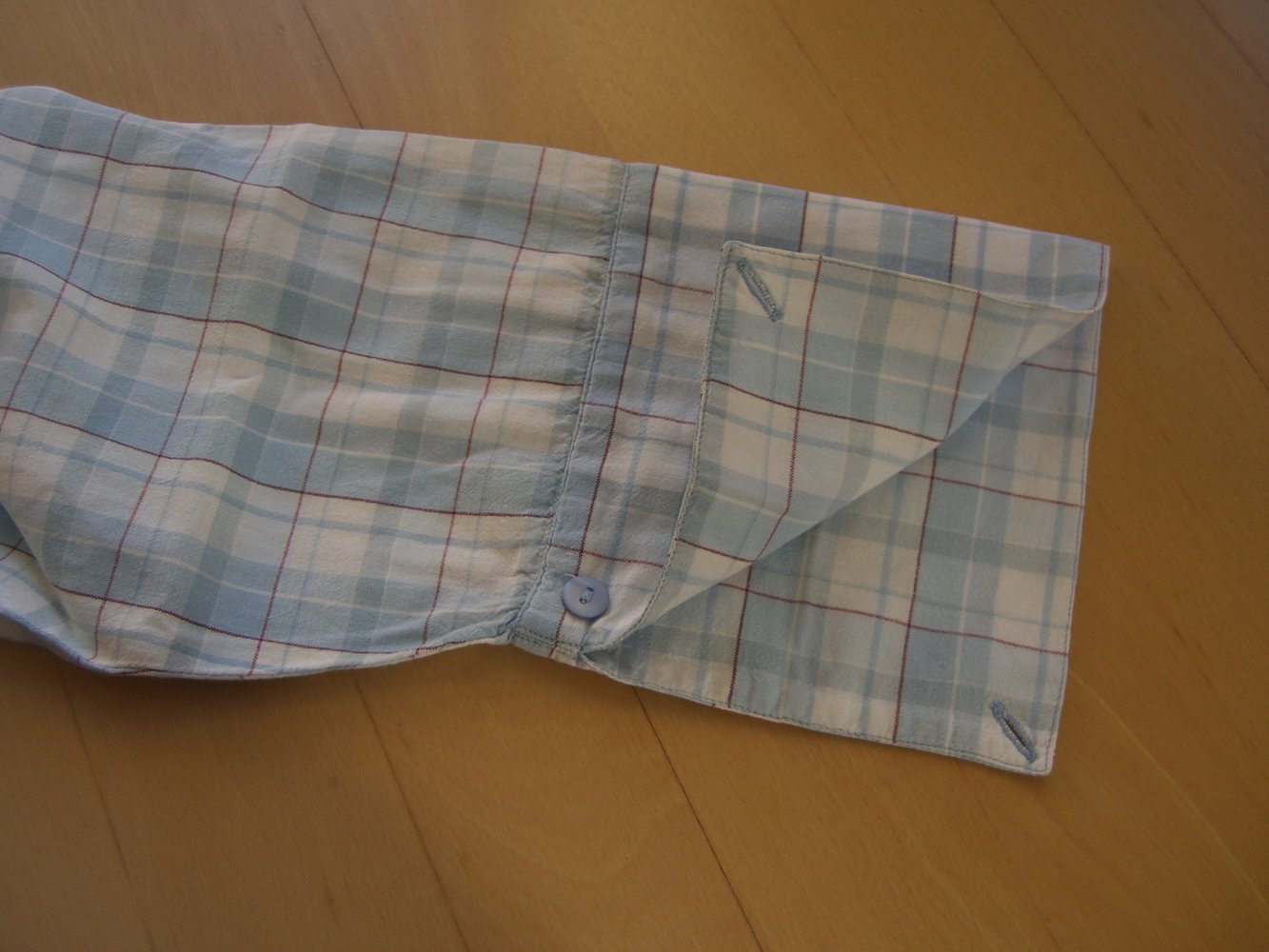 Karierte Bluse in pastellfarben