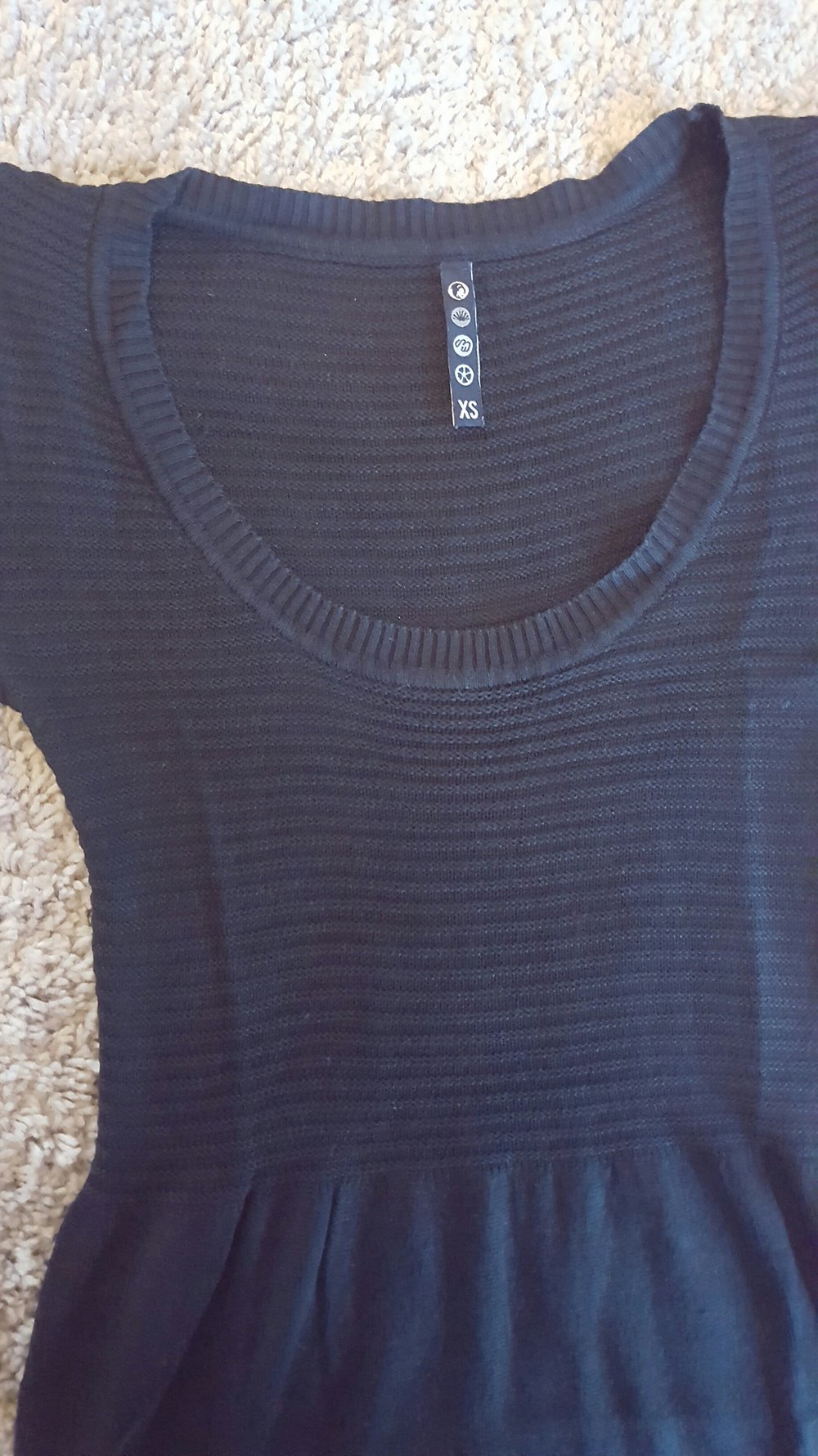 One Green Elephant OGE Strickkleid Schwarz XS