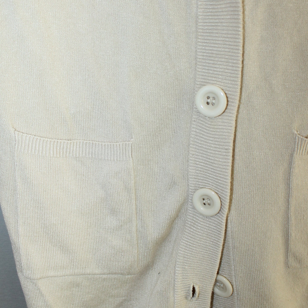 schöner cardigan / stickjacke in beige