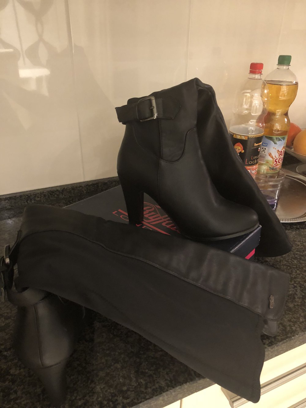 Stiefel von Buffalo in gr.40 Neu, schwarz , lang 