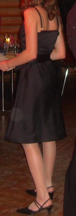 Schönes Cocktailkleid, Partykleid schwarz, Gr. 34