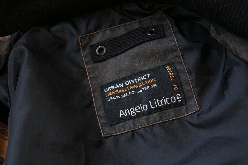 Weste Jacke Angelo Listrico braun Größe S