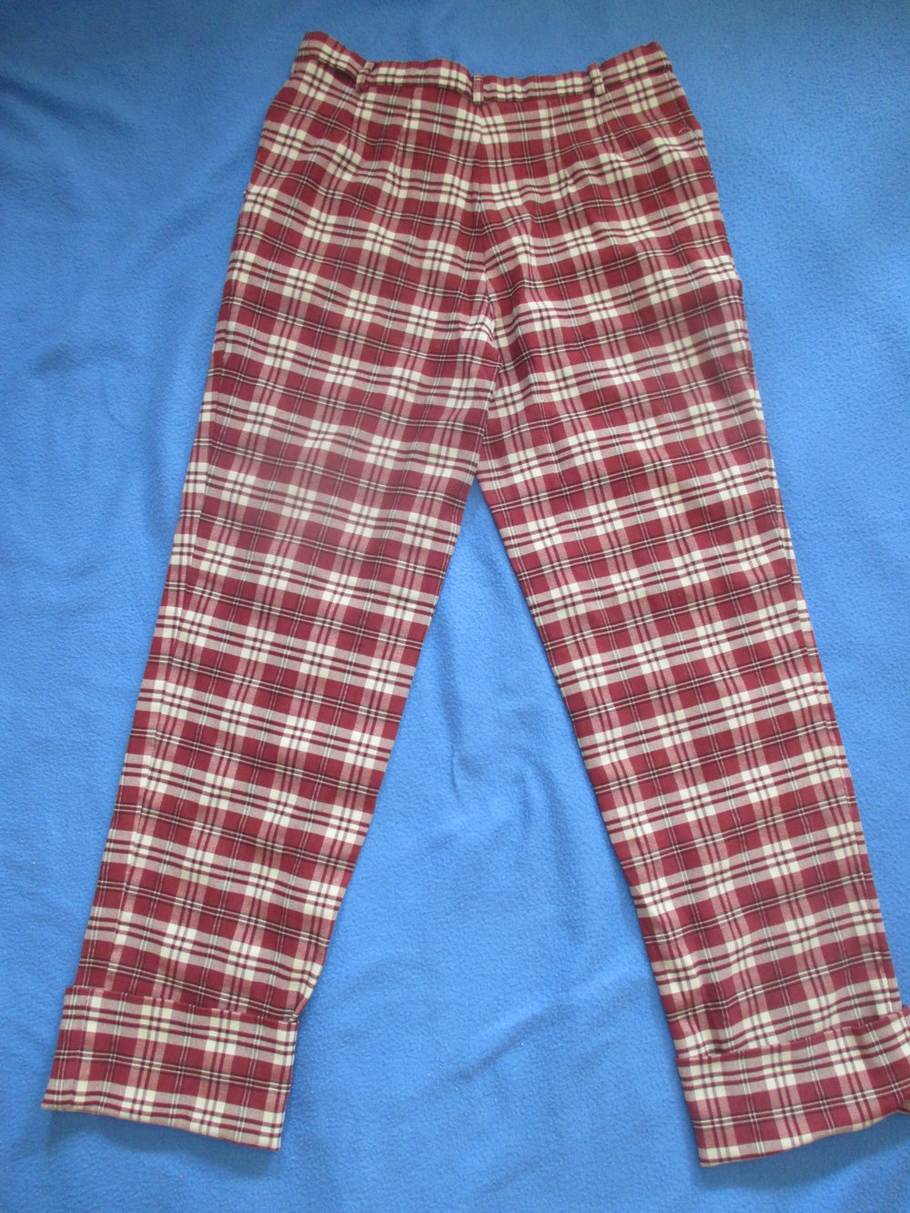 NEU * Tartan Karo * 7/8 * Dreiviertel * Stiefel- Hose 