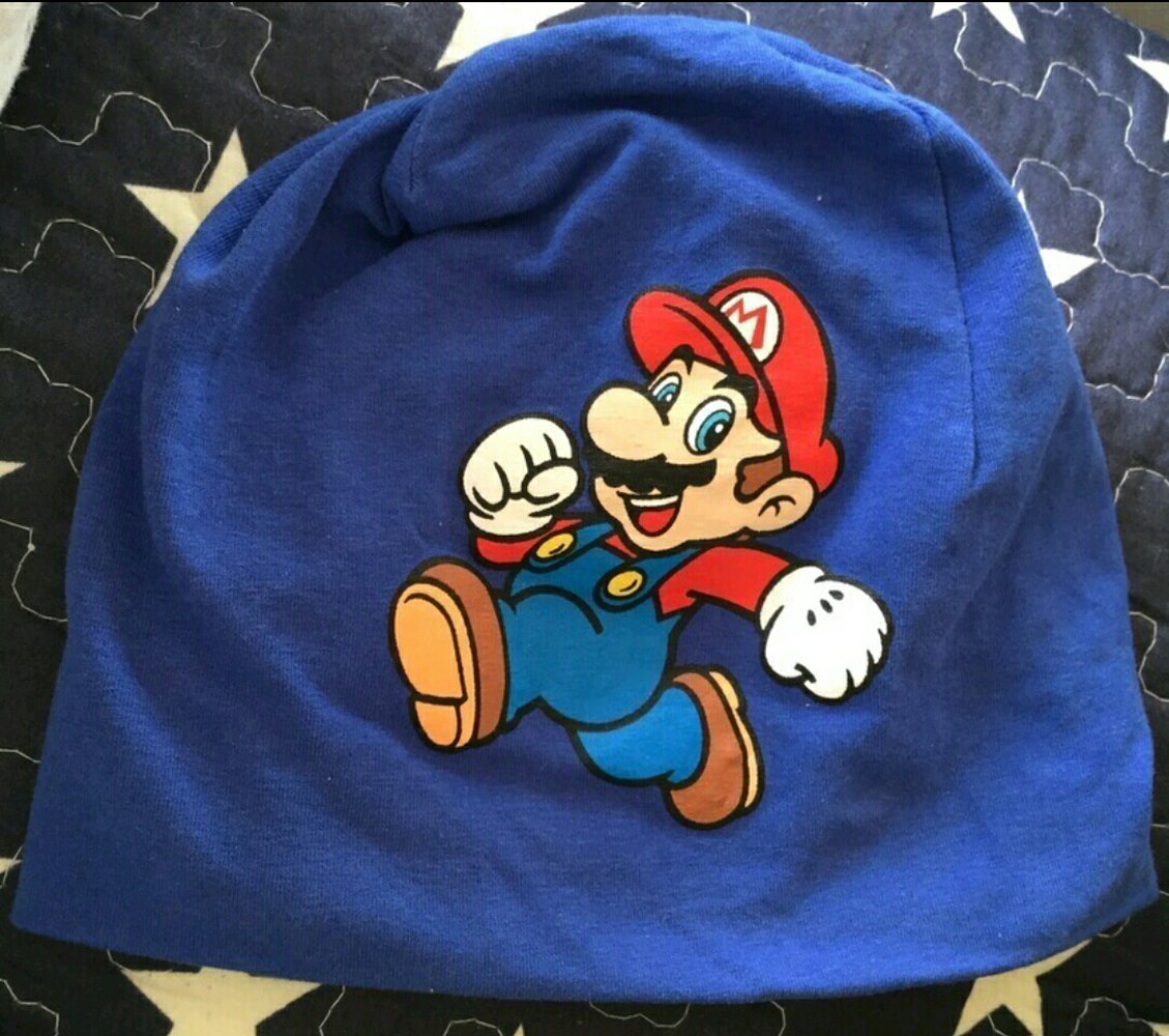 H&M Mütze , Beanie , Größe 92/104 ( 86/98 ) Super Mario